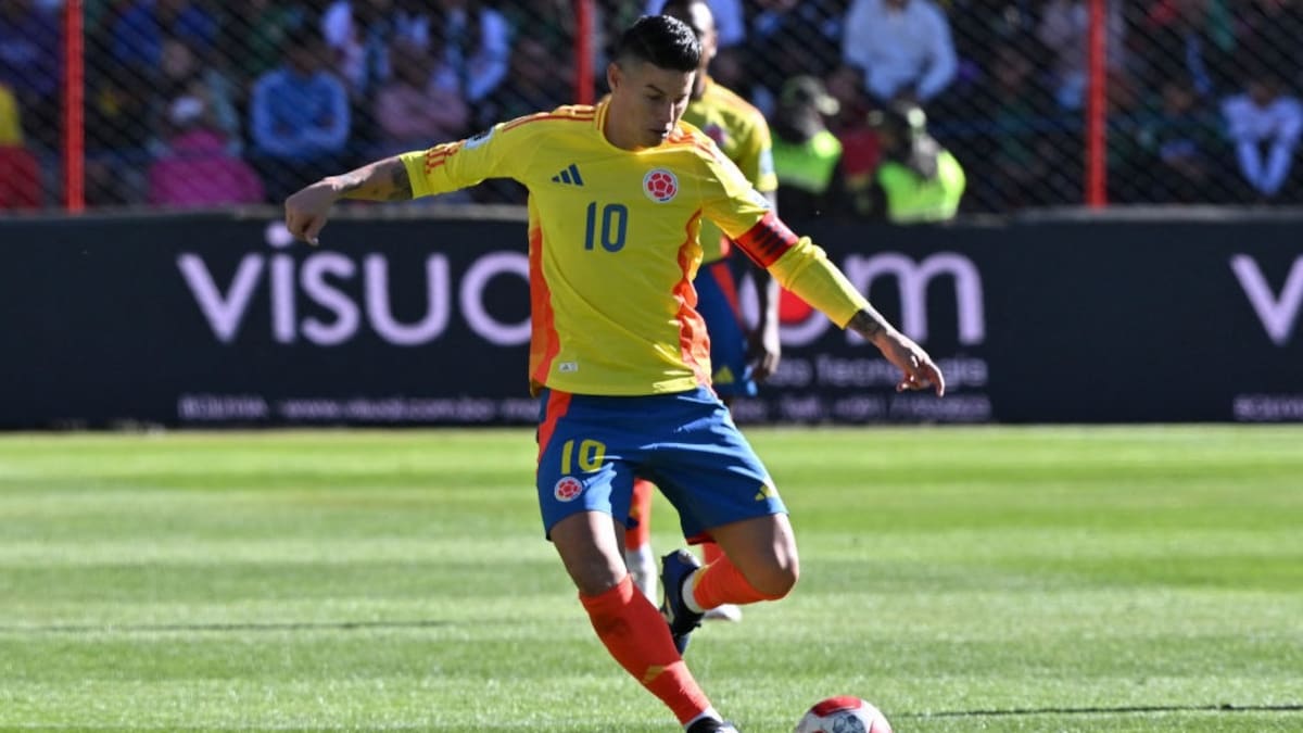 James Rodríguez, en el equipo ideal de la fecha 9 de las Eliminatorias