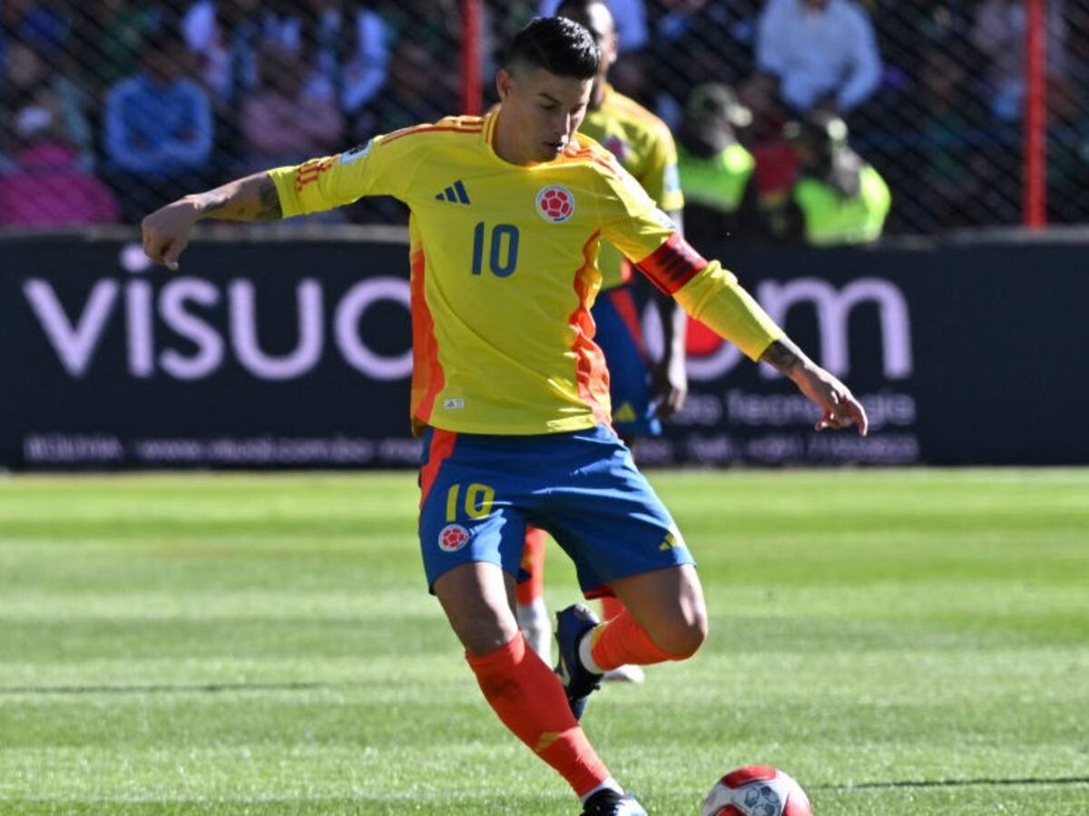 James Rodríguez, en el equipo ideal de la fecha 9 de las Eliminatorias