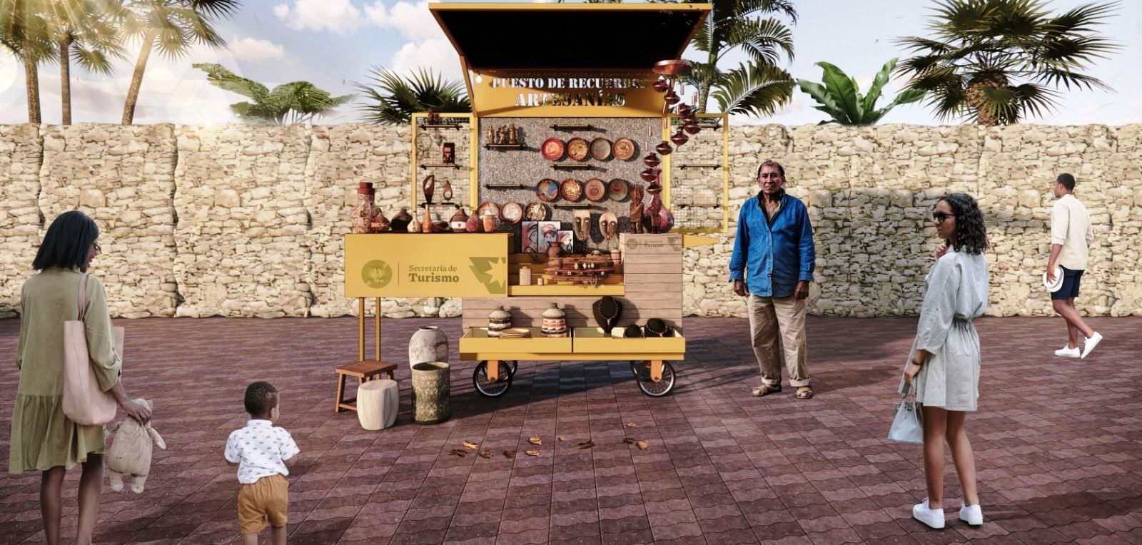 Nuevos puestos a vendedores populares del Centro Histórico