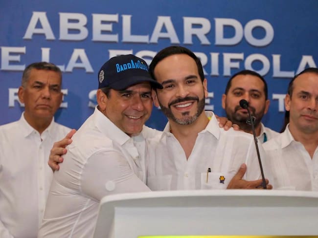 El alcalde Alejandro Char y el presidente electo, Abelardo de la Espriella. Foto: cortesía Alcaldía de Barranquilla.