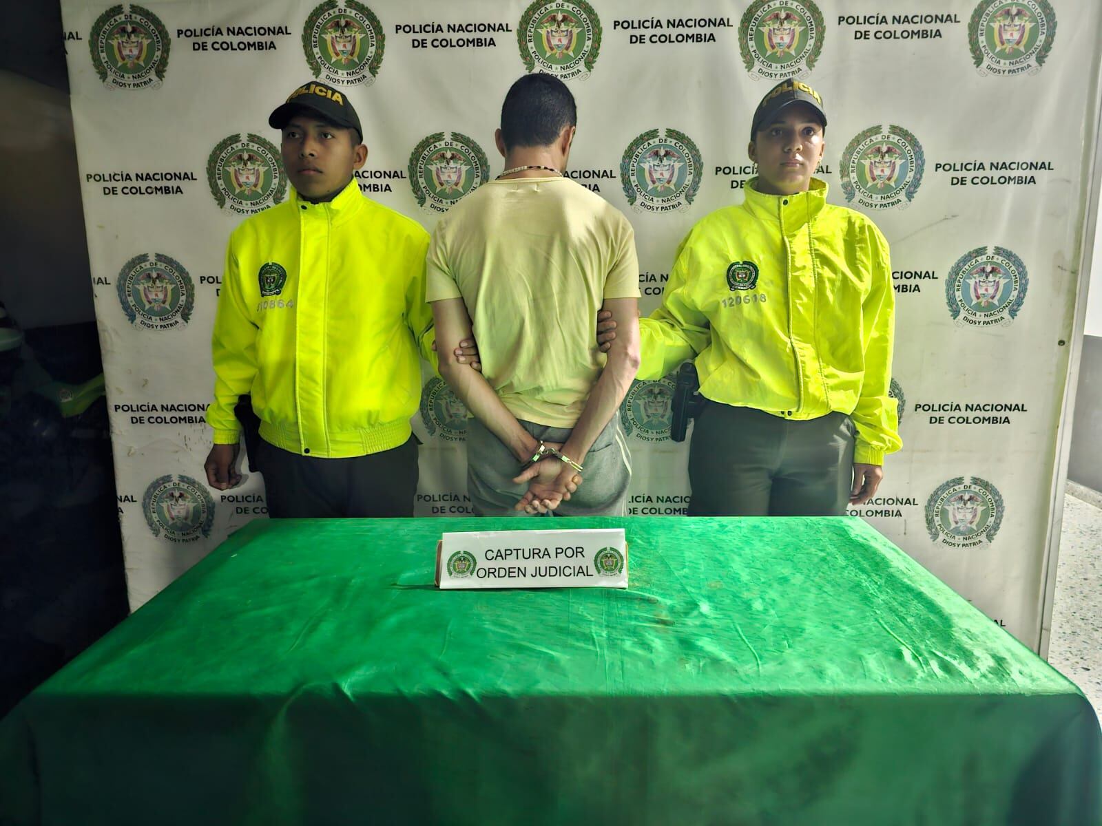 Captura presunto abusador de una menor en Quimbaya, Foto: Cortesía Policía, Quindío