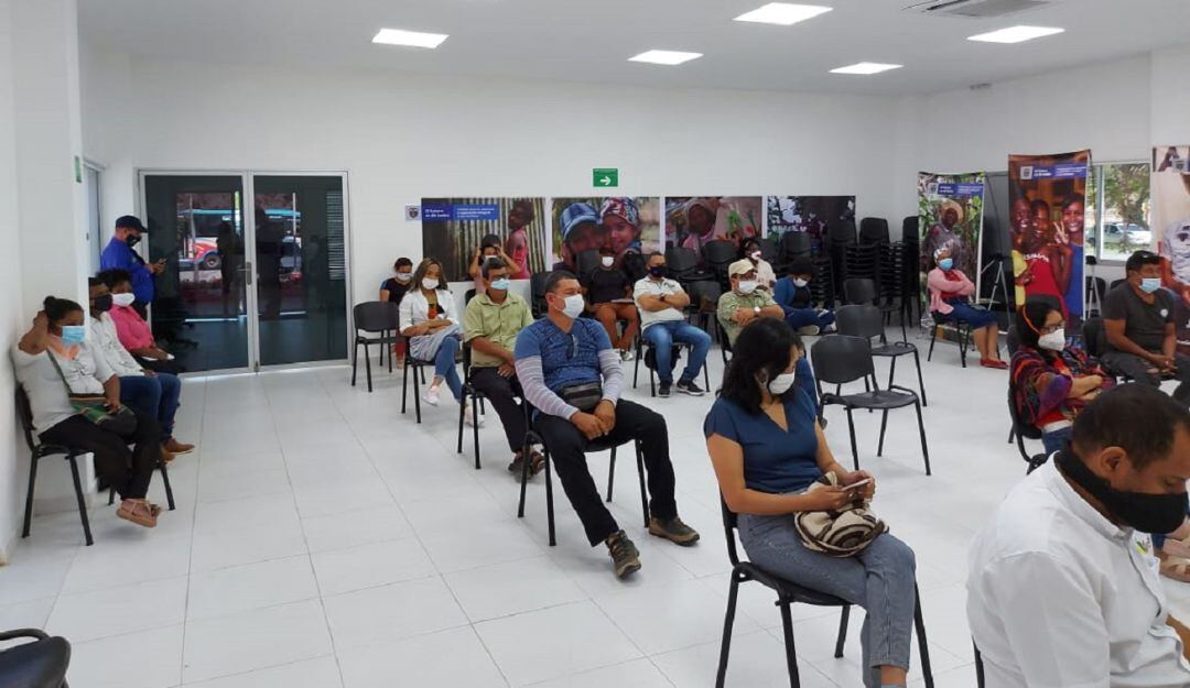 Convocatorias a organizaciones de víctimas en Cartagena