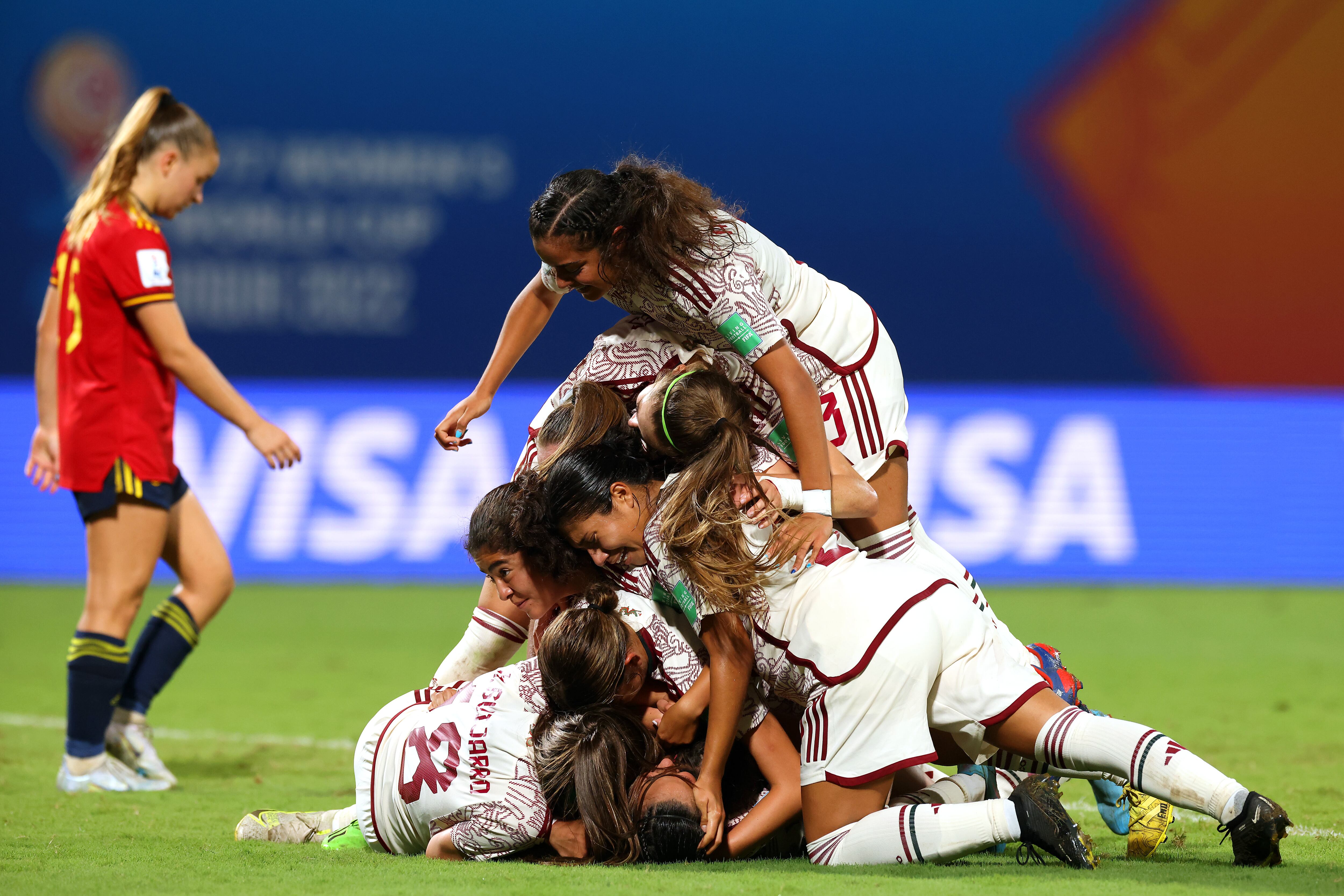 México venció a España en el Mundial femenino sub 17.