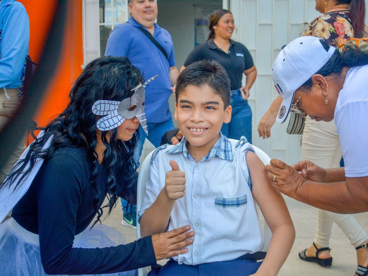 Inició vacunación infantil contra el dengue en cinco municipios del Atlántico