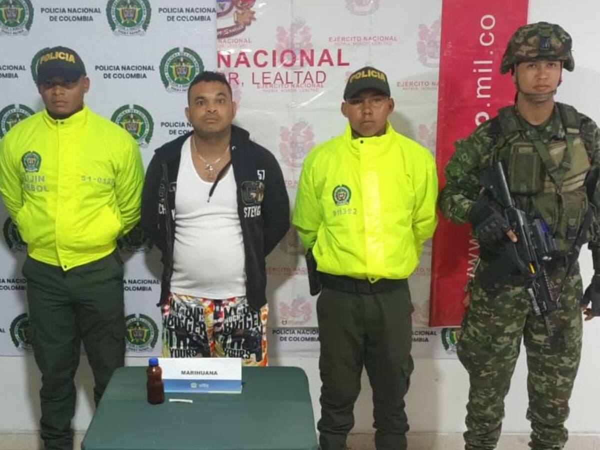 Cayó ‘Pedro’, presunto distribuidor de drogas en Magangué con un amplio prontuario criminal