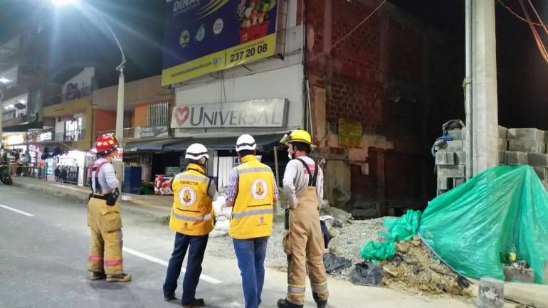 Las viviendas fueron evacuadas de este sector de Medellín