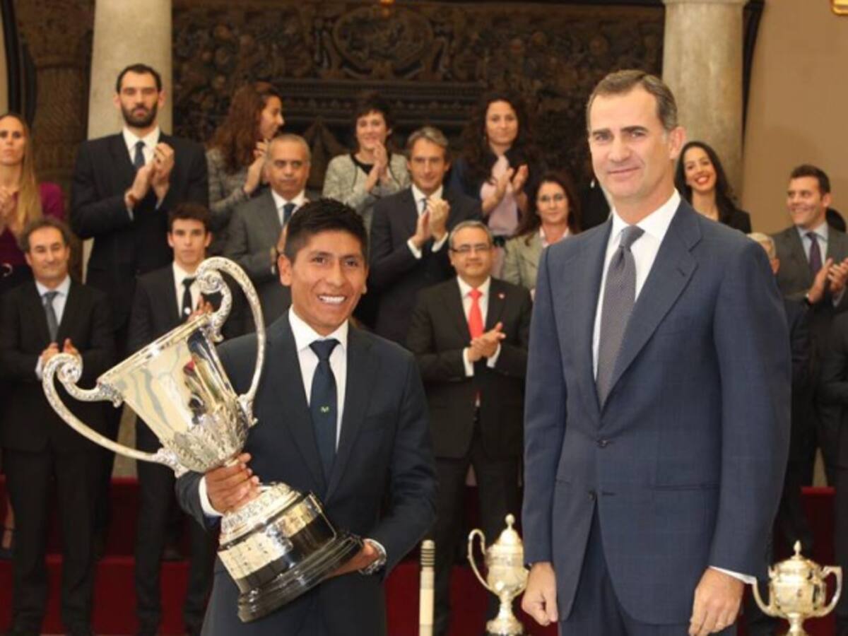 Los Reyes de España entregan Premio Nacional del Deporte a Nairo Quintana