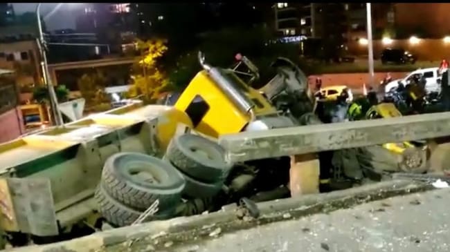 Accidente en la Avenida Circunvalar