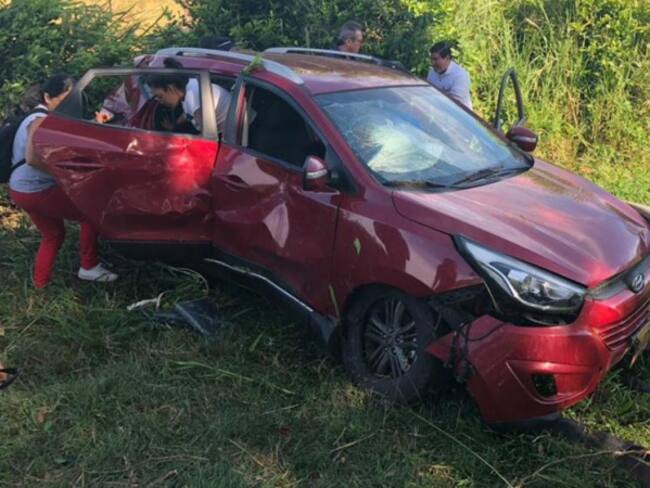 Integrantes de rama judicial lesionados en accidente vía Ibagué – Mariquita