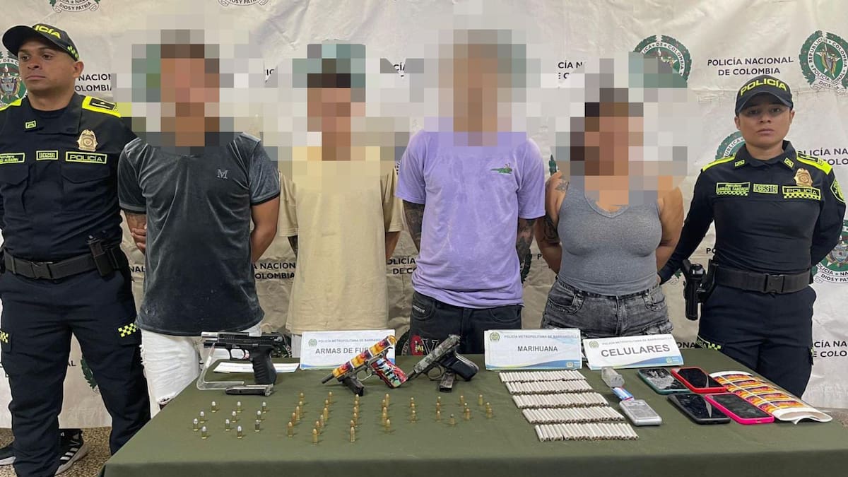 Así escondían armas en Barranquilla: cayeron presuntos sicarios de ‘Los Pepes’