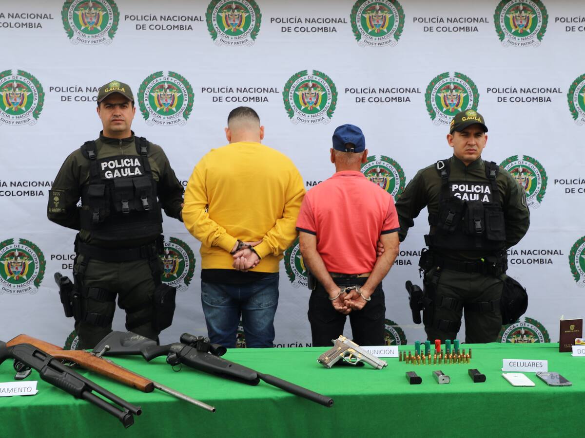 Papá e hijo fueron capturados por el delito de secuestro simple en Caldas