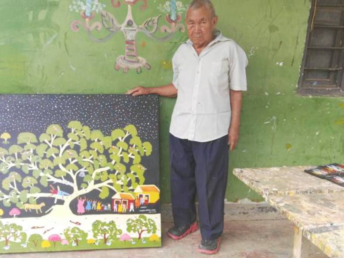 Marcial Alegría, un cordobés estandarte del arte primitivista de Colombia