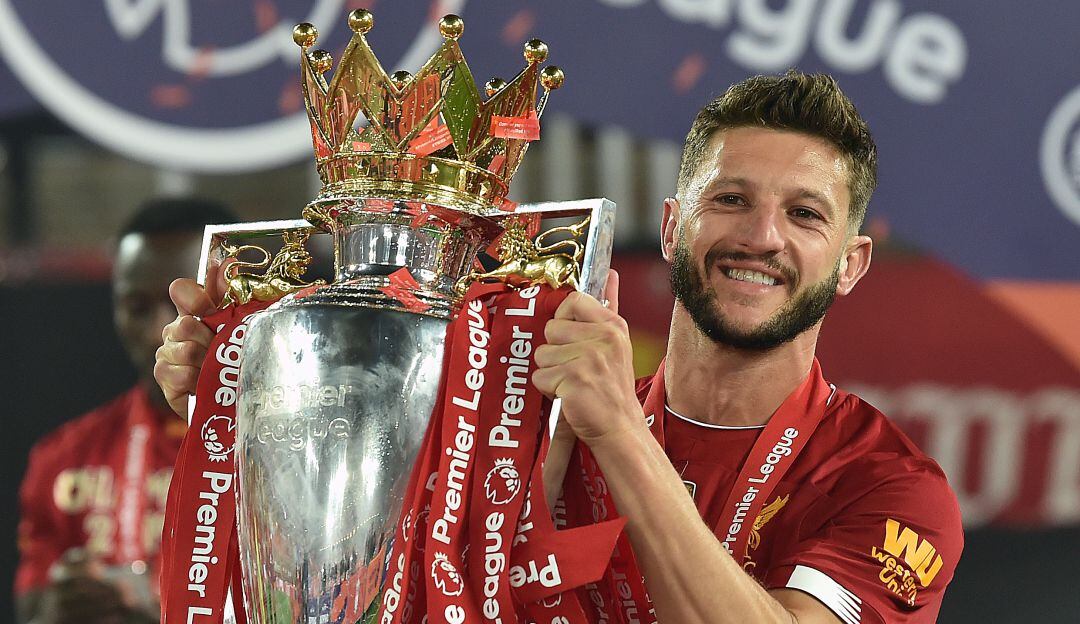 Adam Lallana, campeón de la Champions con el Liverpool en el 2020.