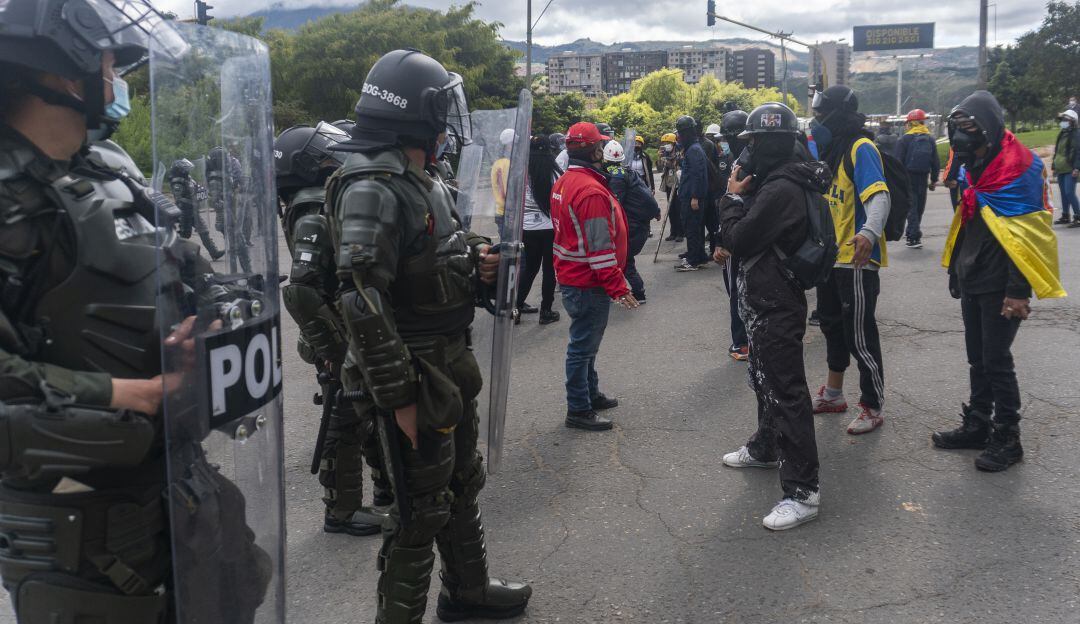 Protestas en Bogotá
