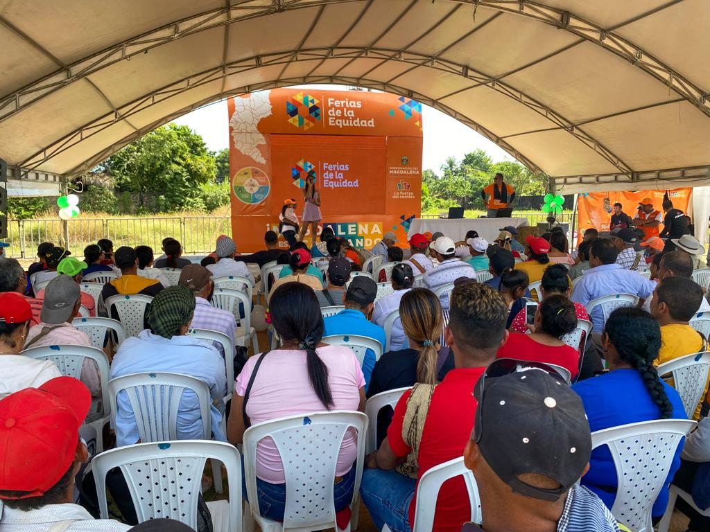 Imagen de referencia, Feria de la Equidad 2022 en El Banco, Magdalena . Gobernación del Magdalena