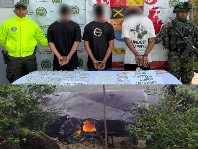 Antioquia: Ejército capturó a dos cabecillas del Clan del Golfo y ubicó dos laboratorios del ELN