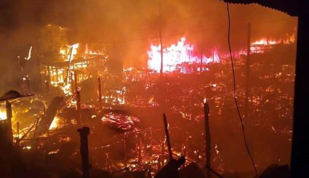  Noviembre 29 de 2020. Gobernador del Chocó Ariel Palacios y la Unidad Nacional para la Gestión del Riesgo coordinan medidas de emergencia y ayudas humanitarias para las familias damnificadas por el incendio ocurrido en Riosucio. (Cortesía UNGRD, Unidad Nacional para la Gestión del Riesgo de Desastres)