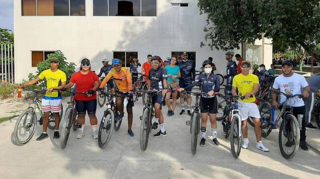 “Pedaleando por la vida”, busca la integración de los habitantes de este municipio de Bolívar
