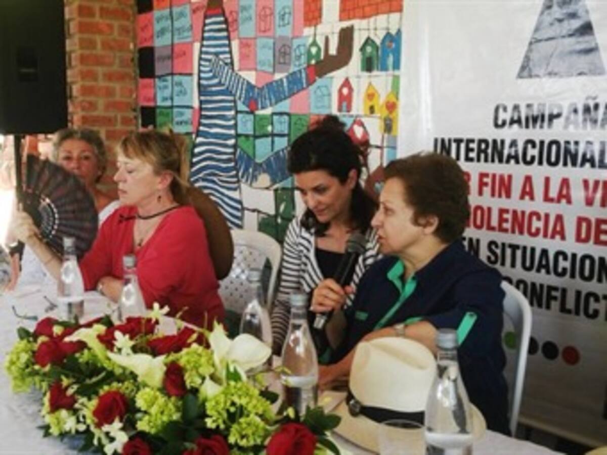 Proceso de paz no tiene muy en cuenta a mujeres víctimas: Las Nobel de paz