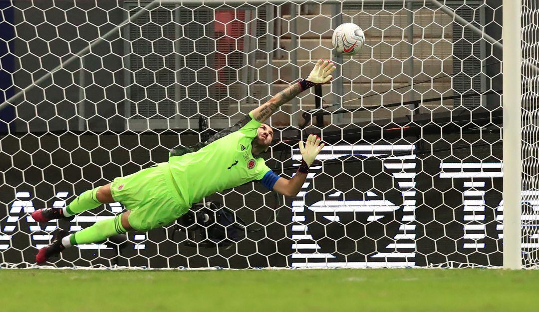Ospina, una noche heroica para conmemorar sus 112 partidos como 'tricolor'