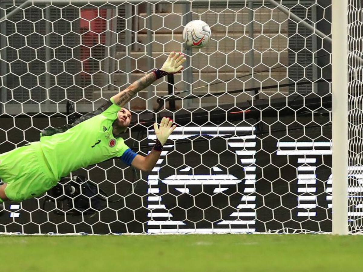 Ospina, una noche heroica para conmemorar sus 112 partidos como 'tricolor'