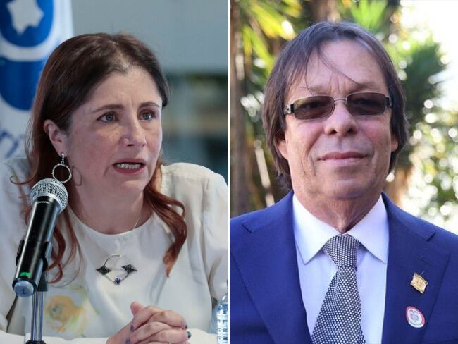Defensora del Pueblo, Iris Marín  y César Lorduy expresidente del Consejo Nacional Electoral