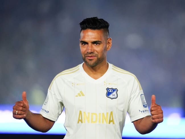 Falcao se estrenaría oficialmente con Millonarios en El Campín. (Photo by Andres Rot/Getty Images)