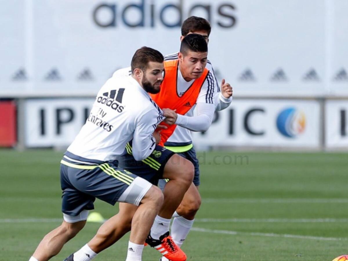James Rodríguez se une al grupo y hace parte del entrenamiento