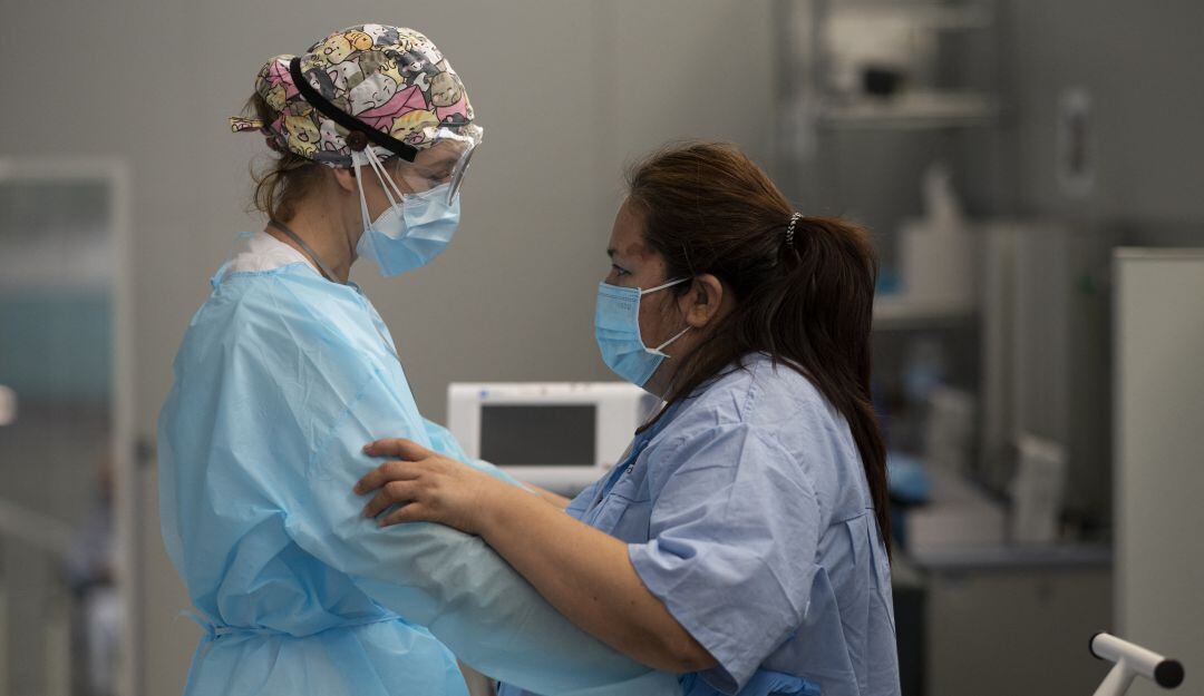 Paciente en un hospital de España