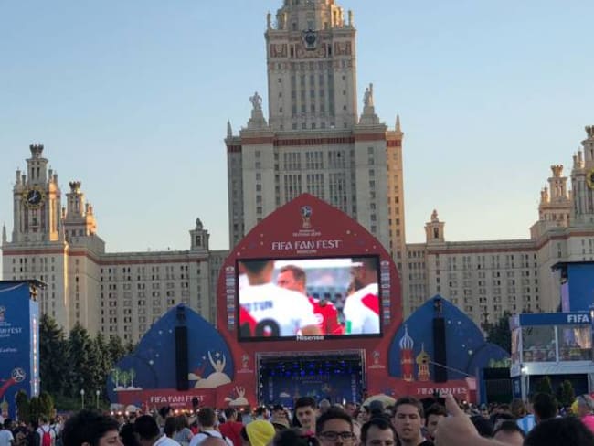 [Fotos] Conozca el fan fest de Moscú en mundial 2018