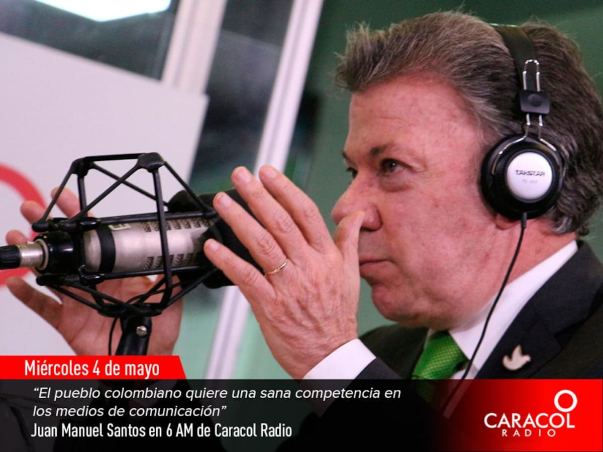 El presidente Juan Manuel Santos no solo se refirió al proceso de paz durante la entrevista.
