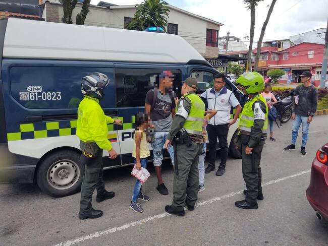 Los operativos se cumplieron en cruces semafóricos y áreas comerciales de Ibagué