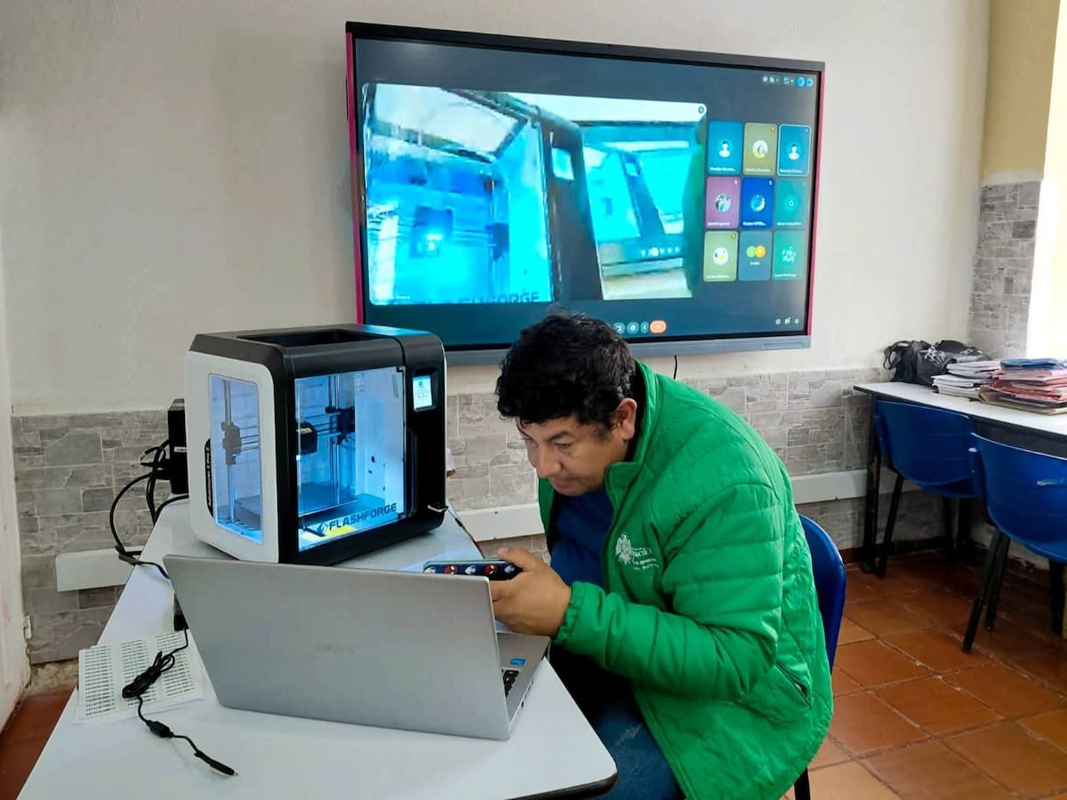 Docentes de Boyacá se capacitan en impresión 3D