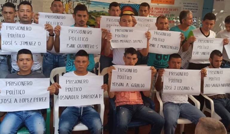 Prisioneros de las farc. 