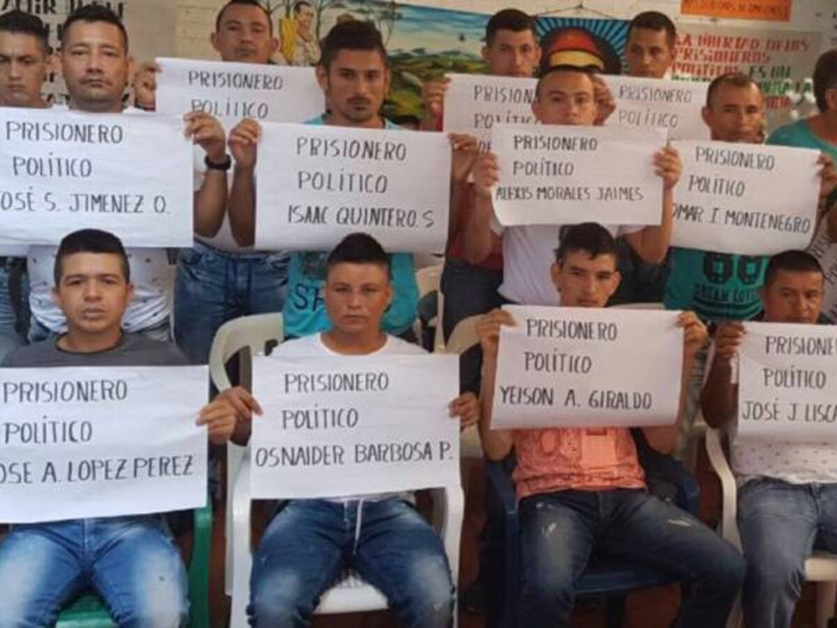 Internos de las farc en desobediencia civil