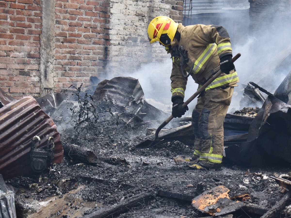 Incendio destruyó varias viviendas en el corregimiento de Puerto Caldas en Pereira