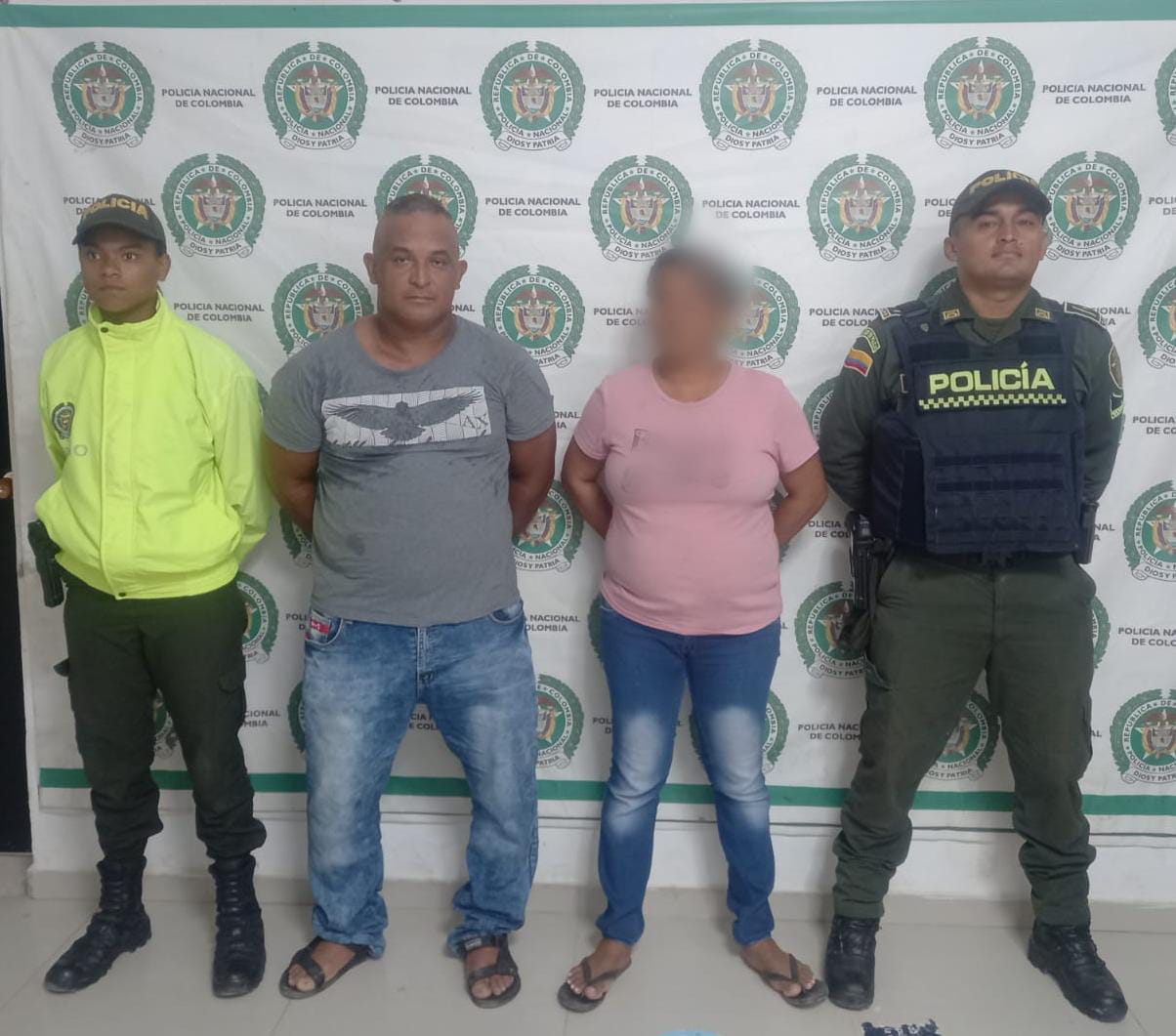 Capturaron a hombre y mujer por abusar sexualmente de una menor, en Arjona