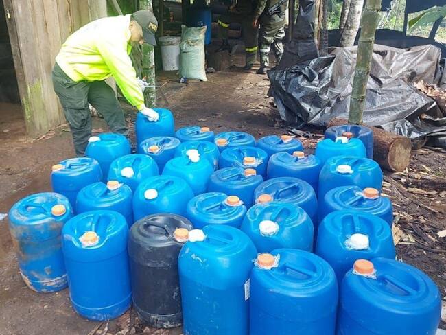 Fueron destruidos dos laboratorios de cocaína en el Putumayo
