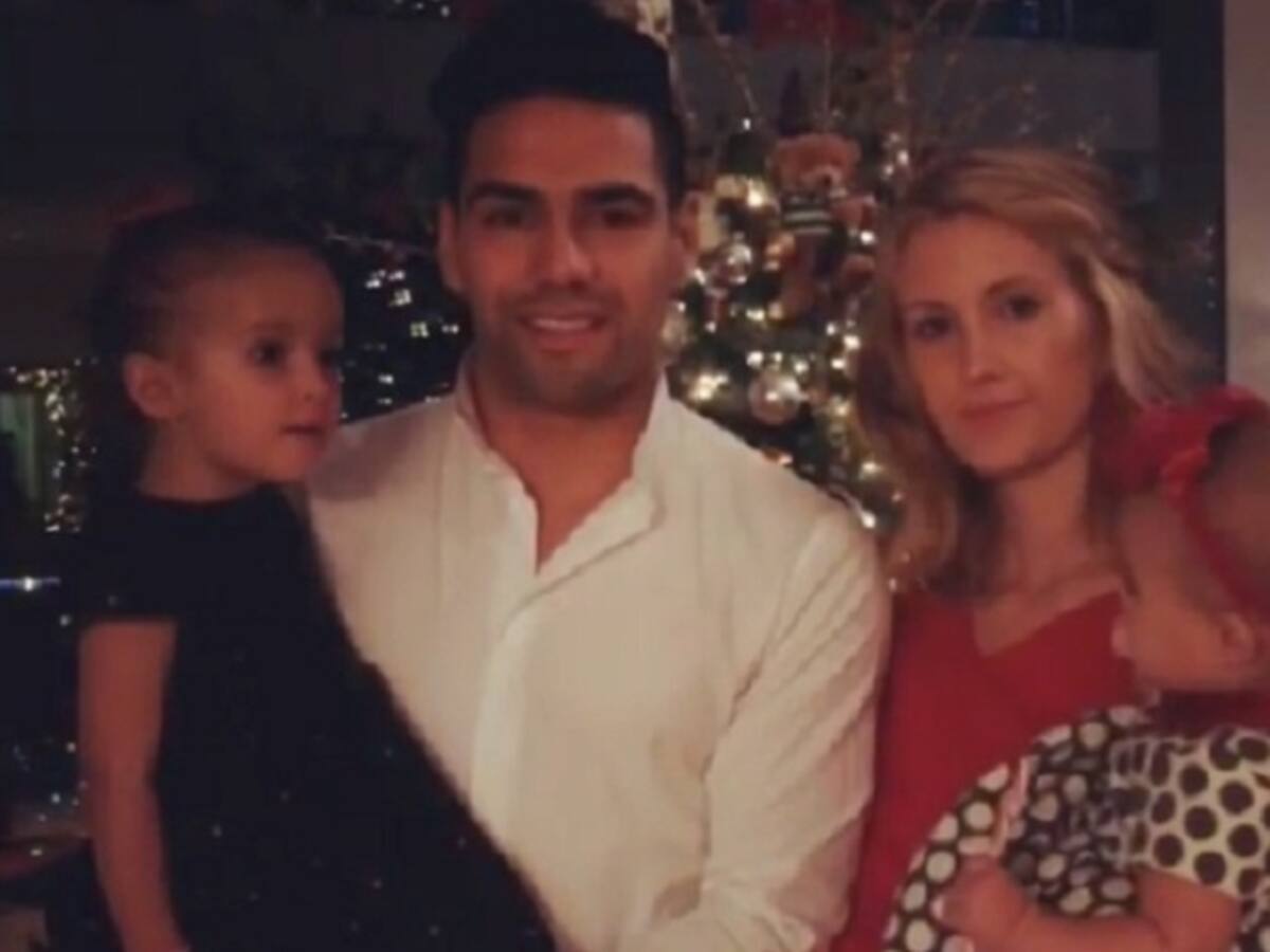 Falcao y su familia envían un mensaje de Navidad