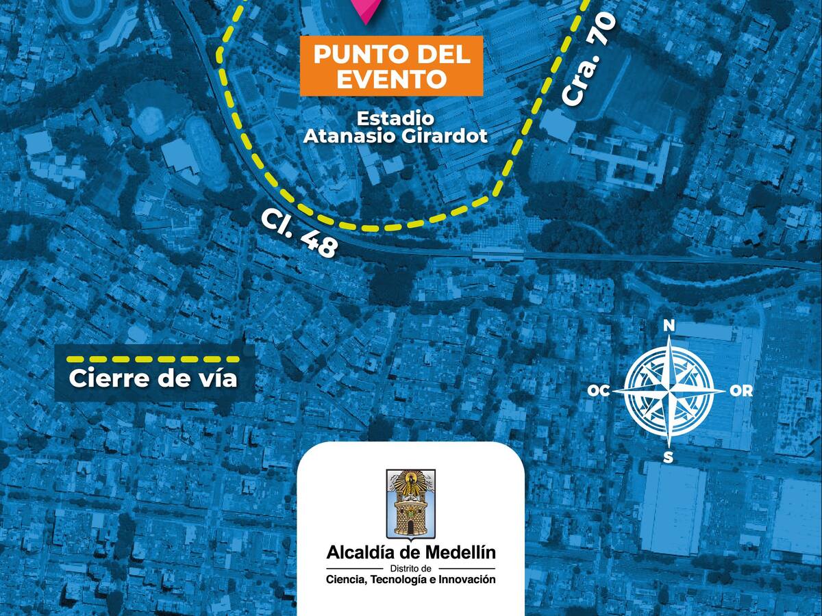 Atención: cierres viales en Medellín por concierto de Shakira y rodaje de producción audiovisual