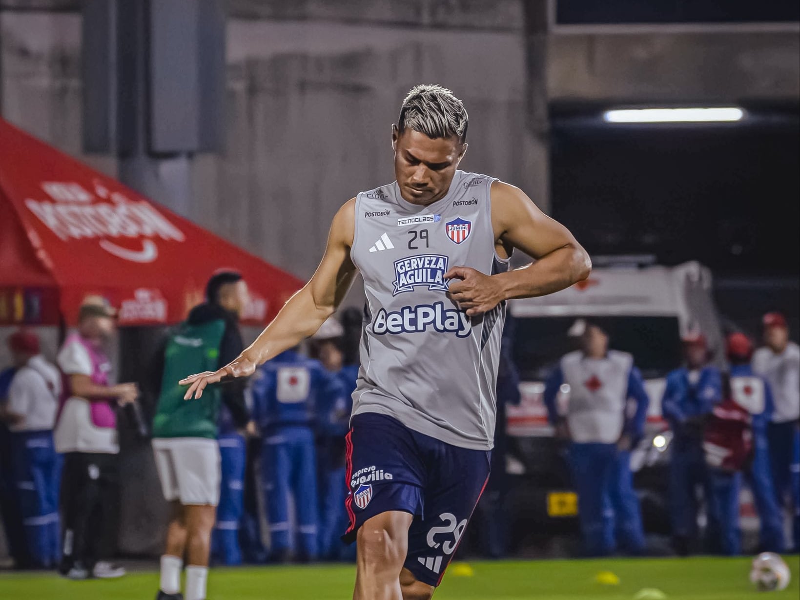 Teófilo Gutiérrez, delantero del Junior / Twitter: @JuniorClubSA.