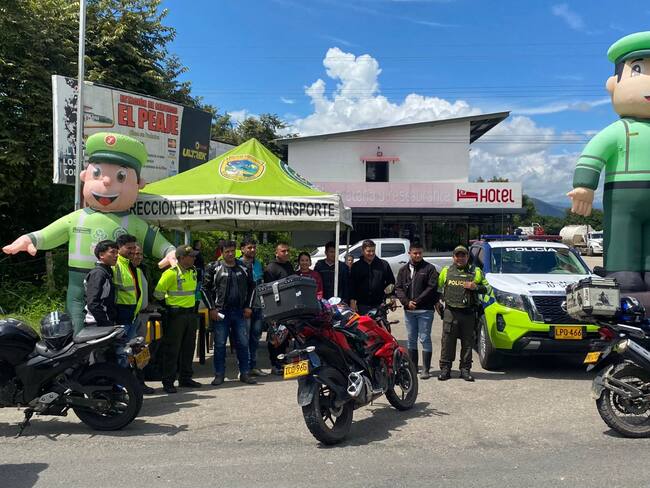 Se estima que más de 250.000 vehículos ingresarán al departamento. Foto Policía Huila.