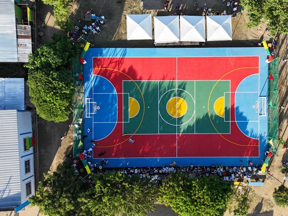 Gobernador Yamil entregó primera obra del programa Compi en un corregimiento de Magangué