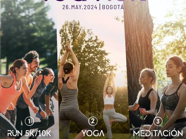 ¿Le gusta correr? Este 26 de mayo podrá fusionar running, yoga y meditación en Bogotá