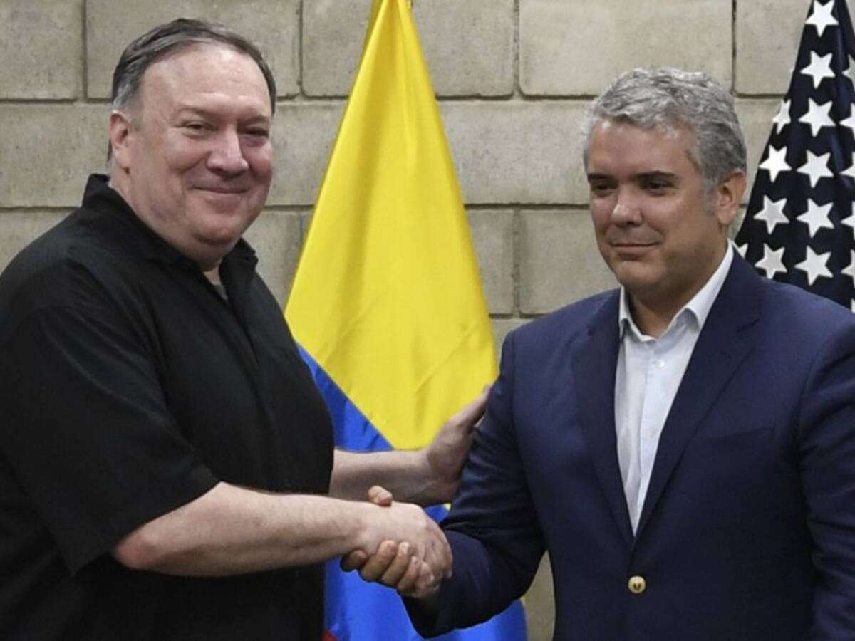 Duque y Pompeo hablaron sobre Venezuela, Iota y COVID-19