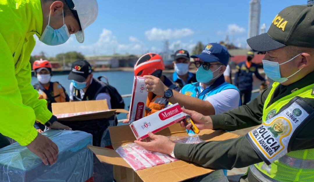 La mercancía cuenta con un valor comercial de 4.500 millones de pesos.