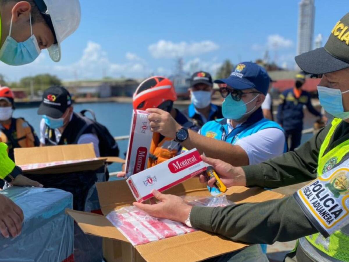 Decomisaron un millón 500 mil cajetillas de cigarrillo ilegal en Bolívar