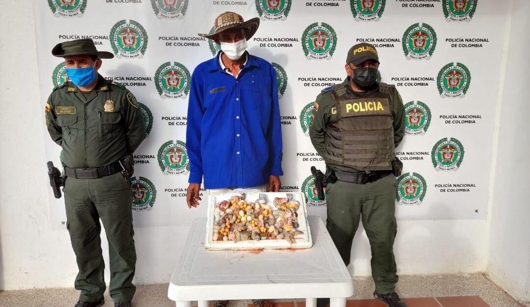 Capturado por aprovechamiento ilícito de los recursos naturales renovables 