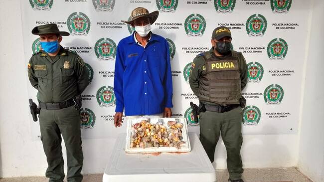 Capturado por aprovechamiento ilícito de los recursos naturales renovables