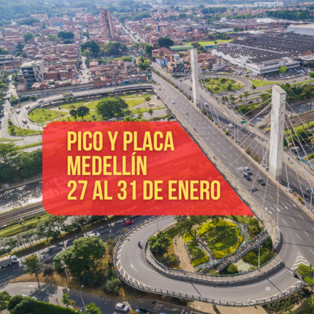 Pico y placa en Medellín: ¿Cuál es la restricción desde el lunes 27 al 31 de enero 2025?